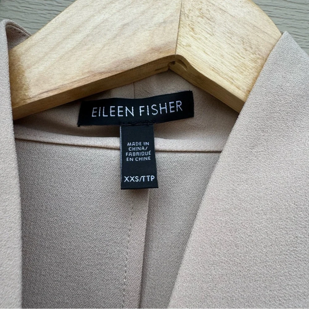Eileen Fisher Belted Silk Vest